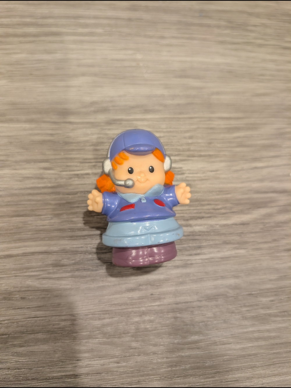 2008 Female Pilot Little People Figure - Fisher Price